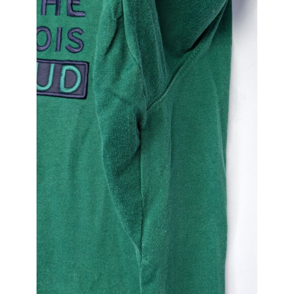 Vintage Marithe Francois Girbaud T Shirt Size L Green Embroidered Spellout Stars - Picture 7 of 15